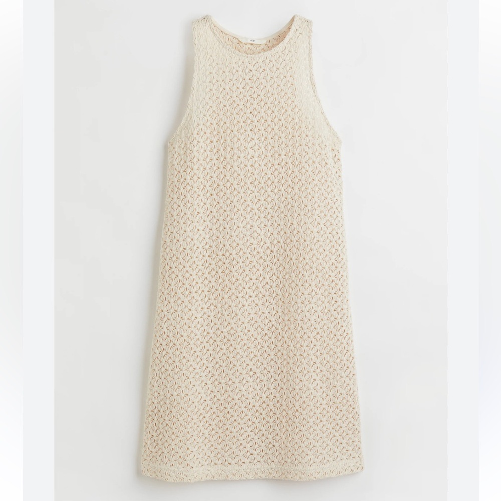 XL BNWT Crochet Look Dress H&M